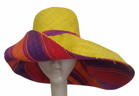 Onyekachi: Raffia Hat-Hats-The Raffia Boutique-57cm-Raffia-The Black Art Depot