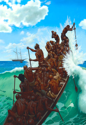 Flight of the Clotilda (America's Last Slave Ship) by Kadir Nelson