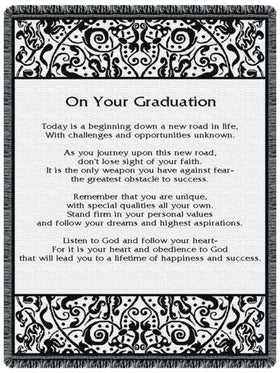 On Your Graduation Tapestry Throw – The Black Art Depot