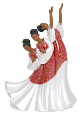 Giving Praise (Red): Praise Dancer Figurine