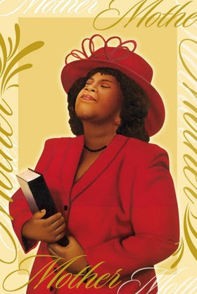 Mother (Lady In Red): African American Mother's Day Card by African American Expressions