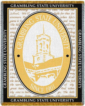 Grambling State University Tapestry Throw III