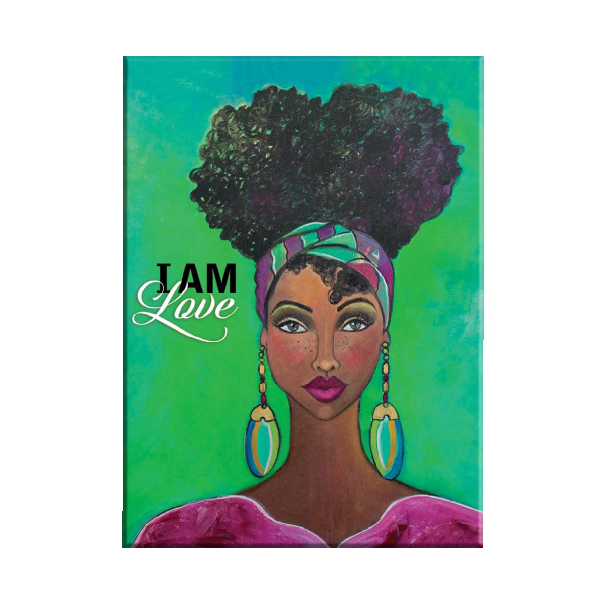 I Am Love Decorative Magnet by Sylvia 