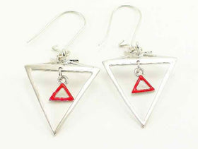 Hanging Delta Sigma Theta Earrings