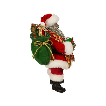 Kente Claus: African American Santa Claus Figurine by Kurt Adler