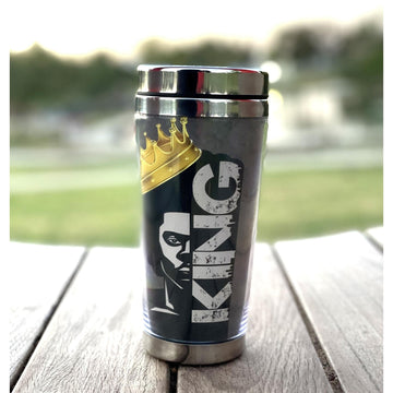 King (A Tribute to the Black Man): African American Travel Mug/Tumbler