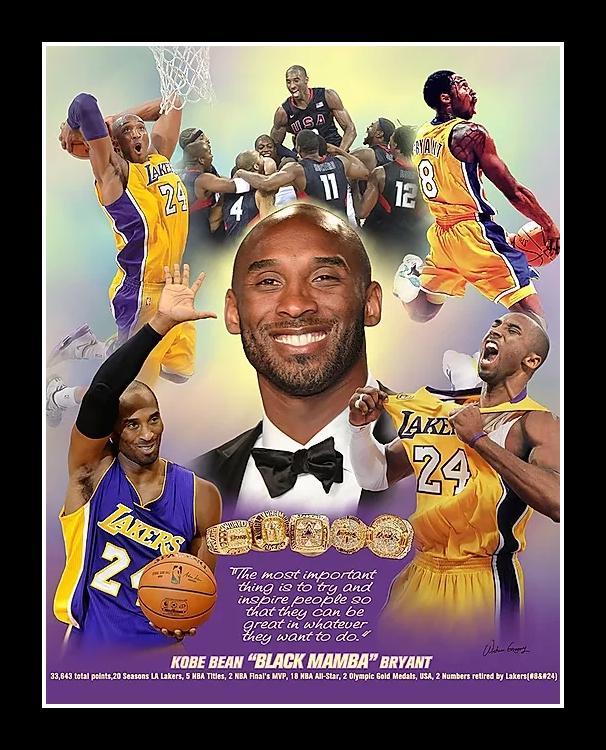 Kobe Bryant Jersey Number 24 Los Angeles Lakers NBA Basketball Hat Pin
