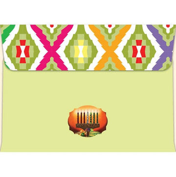 Kwanzaa Kinara: Kwanzaa Greeting Card Matching Envelope