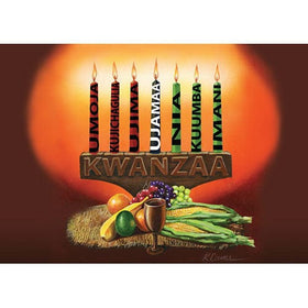 Kwanzaa Kinara: Kwanzaa Greeting Card Box Set