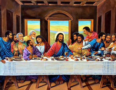 The Last Supper (African-American) by Jean Francois (24x36 inches)#N ...