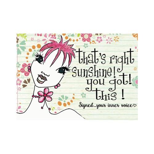 Sunshine You Got This: Kiwi McDowell Magnets by Shades of Color – The ...