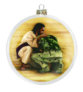 A Shield for Me Christmas Ornament by Ronny Myles