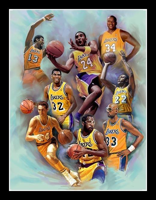 Best Selling Product] Los Angeles Lakers Players Photos NBA