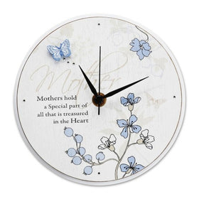 Mother Round Clock: Mark My Words Collection by Pavilion Gifts