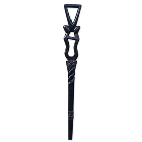 Moving Couple: Authentic Premium African Walking Stick by Eva Amakye