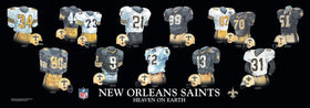 New Orleans Saints: Heaven on Earth Poster by Nola McConnan 