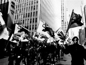 Black Panther Party March (1968) by Everett Collection