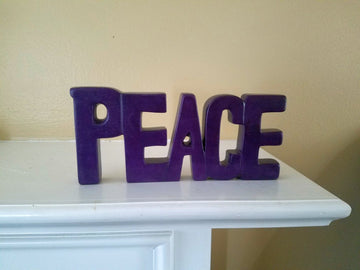 Peace Soapstone Sculpture: African Tabletop Decor