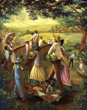 River Bend Reunion by John Holyfield (Art Print)