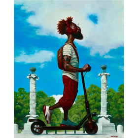 Scootr'E by Kadir Nelson (From the New Yorker Magazine)