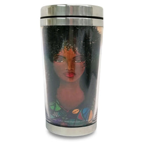 Seek, Sacrifice and Succeed by Sylvia "Gbaby" Cohen: African American Travel Mug/Tumbler