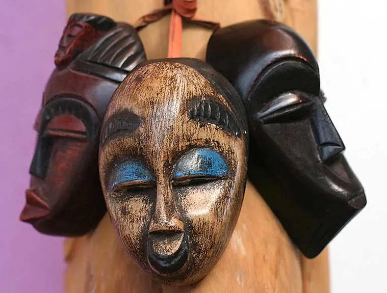 Authentic Hand Made African Empress Mask by Victor Dushie – The Black Art  Depot