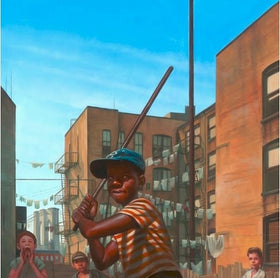 Stickball Alley by Kadir Nelson (New York Magazine)