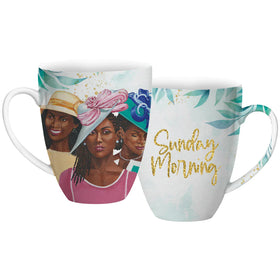 Sunday Morning by Keith Conner: African American Ceramic Coffee/Tea Mug