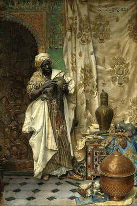 The Inspection (Black Moor) by Ludwig Deutsch