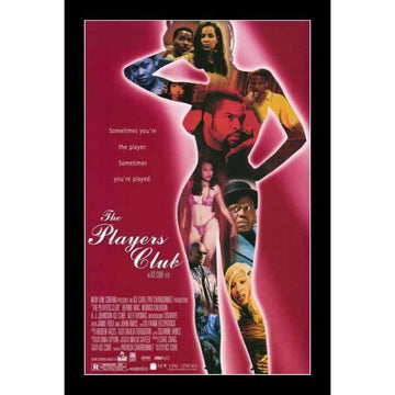 The Players Club Movie Poster (Black Frame)