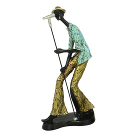 The Vocalist: Jazz Player Figurine Collective