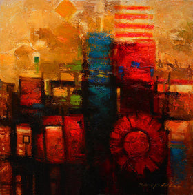 Urban Wall by Kanayo Ede (Abstract Art)