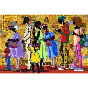 The Voting Line by Leroy Campbell