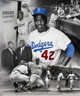 Jackie Robinson by Wishum Gregory