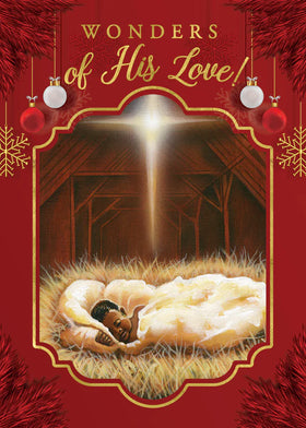 Wonders of HIs Love by Keith Conner: African American Christmas Card Box Set (Front)